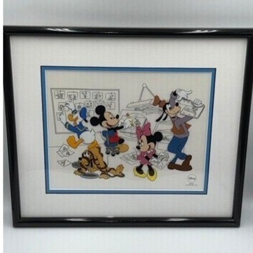 Disney At the Studio with the Fabulous Five Limited Edition Sericel Framed COA - Picture 2 of 8